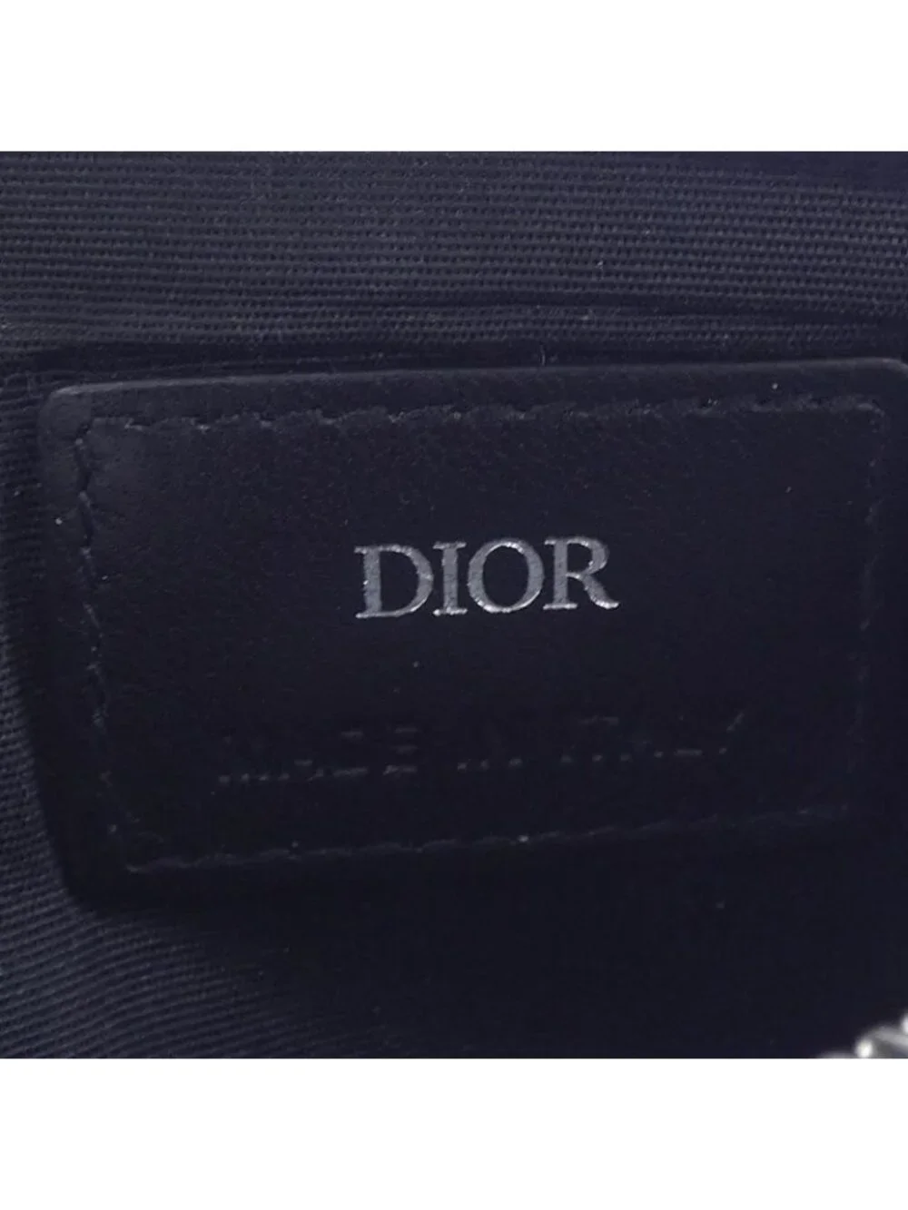 Dior Card Case Card Holders Black